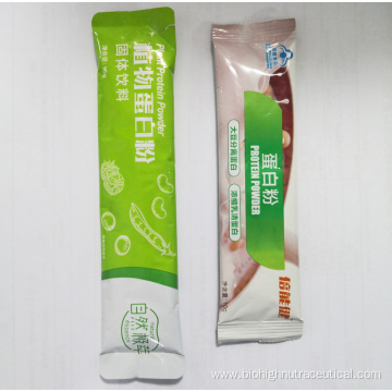 Soy protein isolate sachet